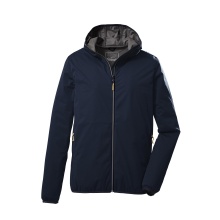 Killtec Functional Jacket KOS 60 with Hood (2-layer jackets, PFC-free, very light) dark navy Men